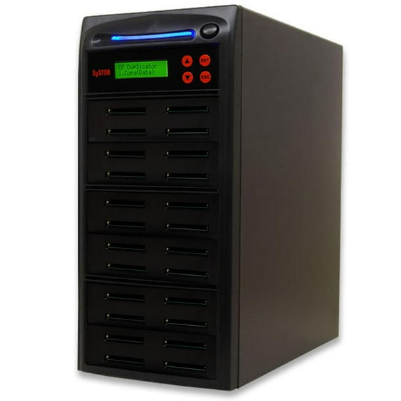 SySTOR 1:23 Multiple Compact Flash CF Memory Card Duplicator / Sanitizer