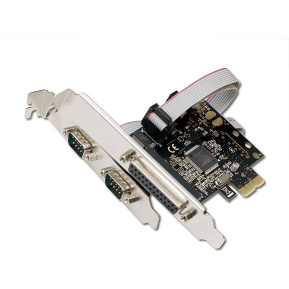 Syba 2 Port DB9 Serial and 1 Port DB25 Parallel PCI-e x1 Card