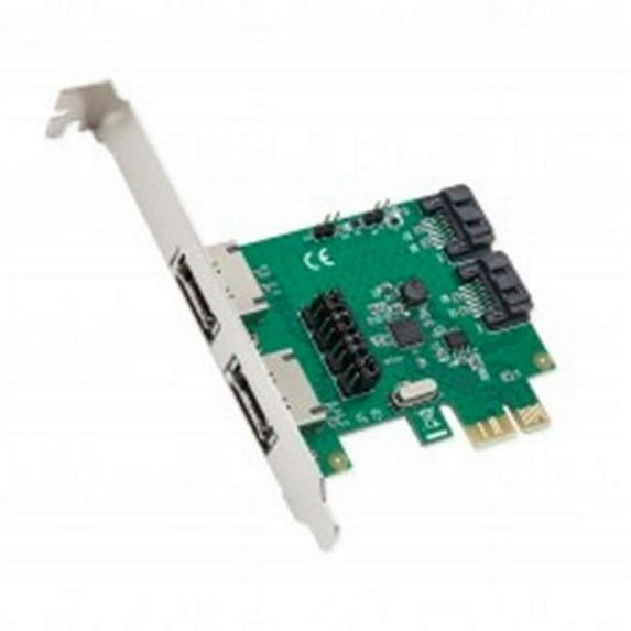Syba SD-PEX40100 - Storage controller - SATA 6Gb/s / eSATA - RAID RAID 0, 1 - PCIe 2.0 x1
