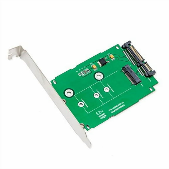 IOCrest M.2 NGFF to 2.5" SATAIII Card with Full and Low Profile Brackets