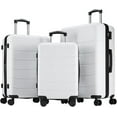 thumbnail image 1 of Sybels 3-PCS Set (20/24/28 Inch) Inch Carry On Luggage, Hard Shell Expandable Suitcase with TSA Lock and Double Spinner Wheels, White, 1 of 6