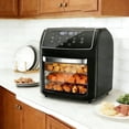 thumbnail image 1 of Sybels Air Fryer with Viewing Window, 12.6-Quart 12-in-1 Multi-Function Appliance for Air Frying, Roasting, Baking & Dehydrating, Black, 1 of 6