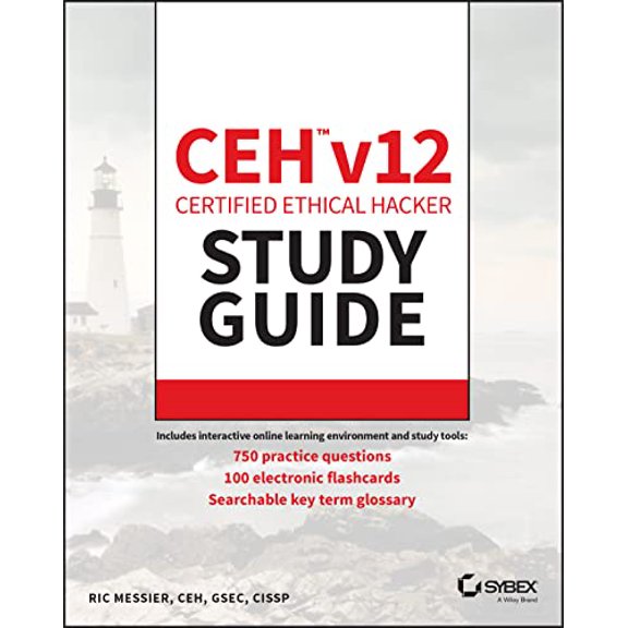 Pre-Owned Ceh V12 Certified Ethical Hacker Study Guide with 750 Practice Test Questions (Paperback) 1394186924 9781394186921