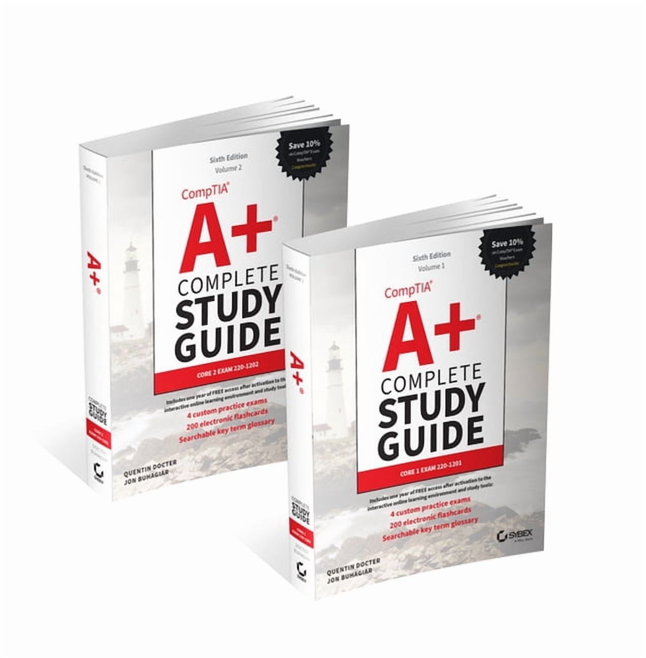 Sybex Study Guide Comptia A+ Complete Study Guide, 2-Volume Set: Volume 1 Core 1 Exam 220-1201 and Volume 2 Core 2 Exam 220-1202, (Paperback)