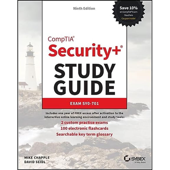 Pre-Owned Comptia Security+ Study Guide with Over 500 Practice Test Questions: Exam Sy0-701 (Paperback) 1394211414 9781394211418
