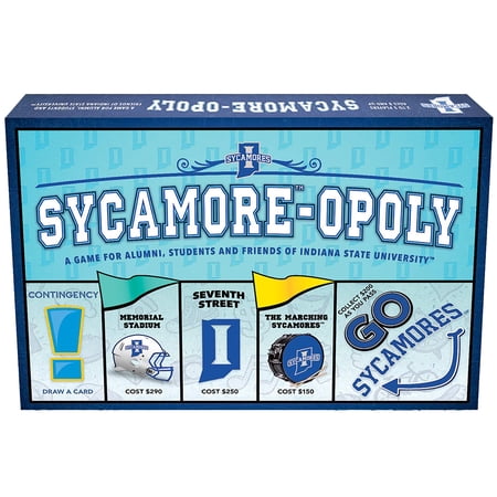 Late For The Sky: Sycramore-Opoly - University Opoly-Style Board Game, Campus Traditions, Family Strategy Play, 2-6 Player, Traditional or 1hr Version