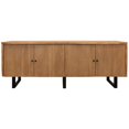 thumbnail image 1 of Sycamore Rustic Solid Wood Credenza Sideboard with Live Edge in a Natural Finish, 1 of 10