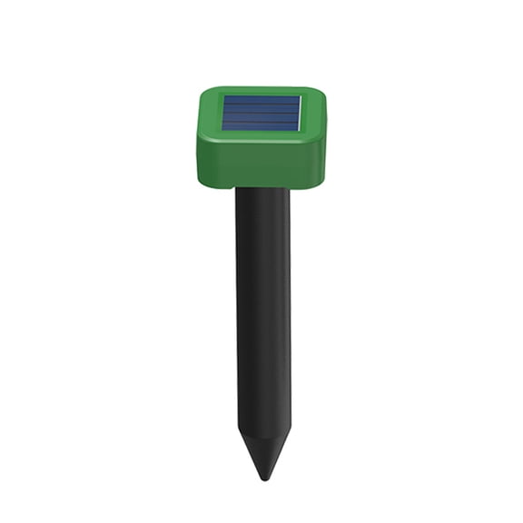 Sycees 2 pack solar ultrasonic pest repellent stake for yard garden, repel moles, snakes and rodents