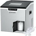 thumbnail image 1 of Sycees 2-in-1 Portable Countertop Ice Maker & Shaver Machine,44Lbs/24H High Capacity,Stainless Steel, 1 of 15