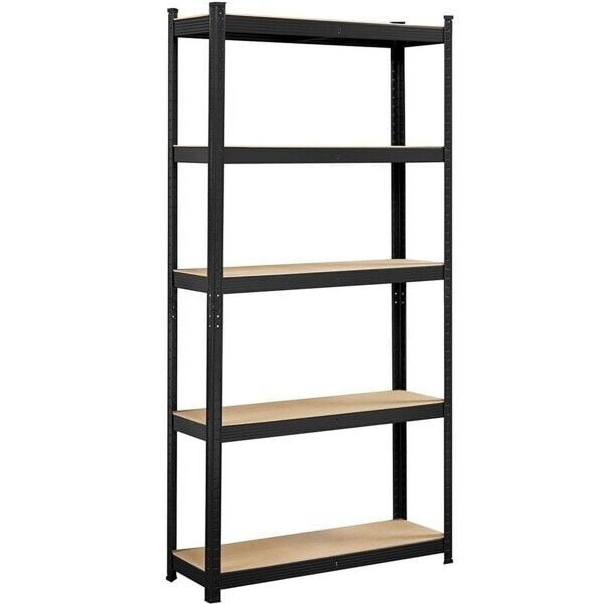 Sycol Sycol 5-Tier Heavy Duty Metal Shelving Unit: Adjustable Garage Shelves ...