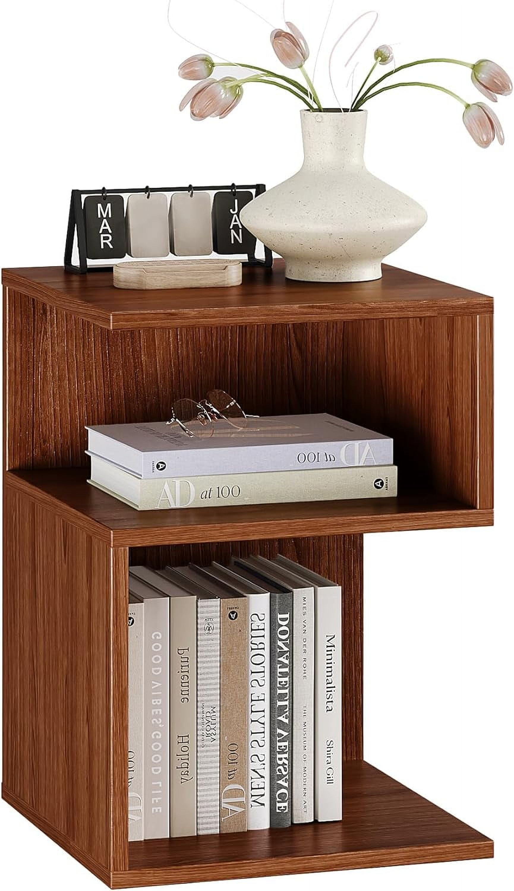 Sycol Sycol S Flip Minimalist 3 Tier End Table - Minimalist 3-Tier Wood ...