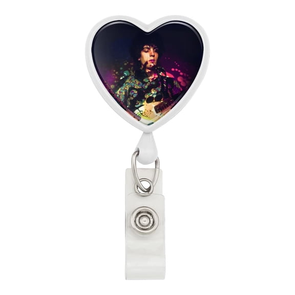 Syd Barrett Groovy Heart Lanyard Retractable Reel Badge ID Card Holder