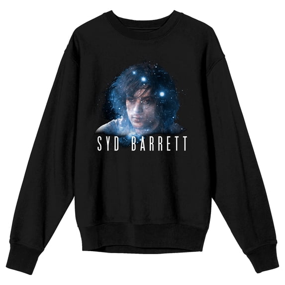 Syd Barrett Roger Keith Syd Barrett Face Galaxy Men's Crew Neck Sweatshirt-S