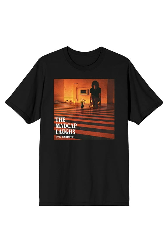 Syd Barrett The Madcap Laughs Men's Black Short Sleeve Tee-Large