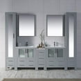 thumbnail image 1 of Sydney 102" w/ Mirror Linen Cabinet (Metal Grey), 1 of 9