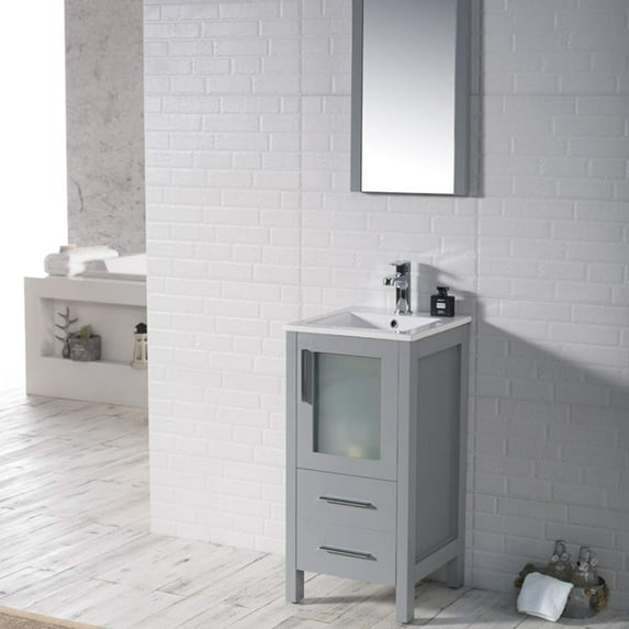 Sydney 16" w/ Mirror (Metal Grey)