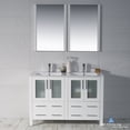 thumbnail image 1 of Sydney 48" Double w/ Mirrors (Glossy White), 1 of 7