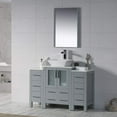thumbnail image 1 of Sydney 48" w/ Vessel Sink and Double Side Cabinets (Metal Grey), 1 of 7
