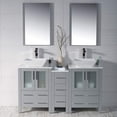 thumbnail image 1 of Sydney 60" Double w/ Vessel Sinks and Mirrors (Metal Grey), 1 of 8