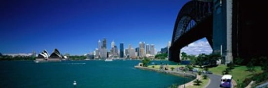 Sydney Australia Canvas Art - Panoramic Images (36 x 12)