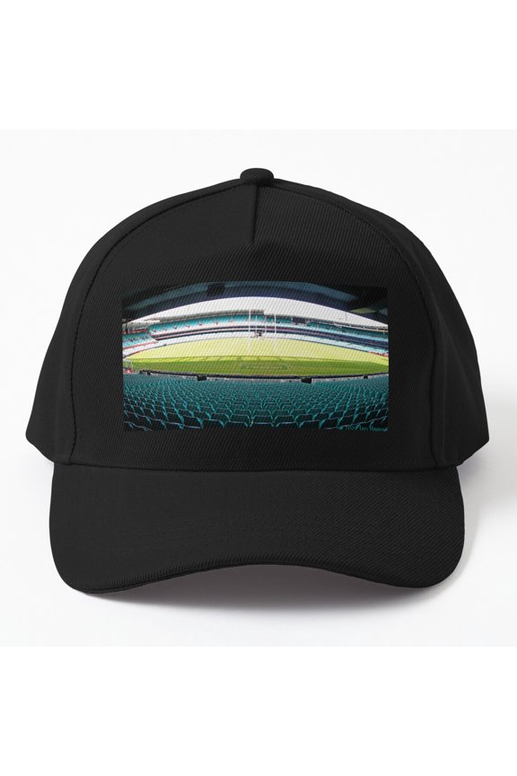 Sydney Cricket Ground 2 Baseball Cap, Australian Sports Venue Graphic Design, Classic Hat