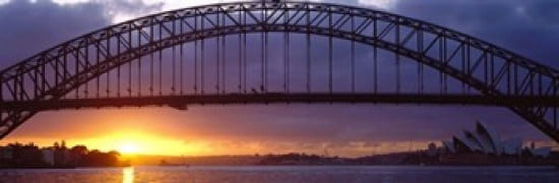 Sydney Harbor Bridge Sydney New South Wales United Kingdom Australia Canvas Art - Panoramic Images (18 x 6)