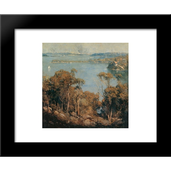 Sydney Harbour 20x24 Framed Art Print by Arthur Streeton