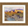 thumbnail image 1 of Sydney Laurence 2x Matted 24x20 Gold Ornate Framed Art Print 'Autumn Morning', 1 of 2