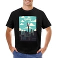 thumbnail image 1 of Sydney Men’s Graphic T-shirt Vintage Short Sleeve Sport Tee Black 3XL, 1 of 2