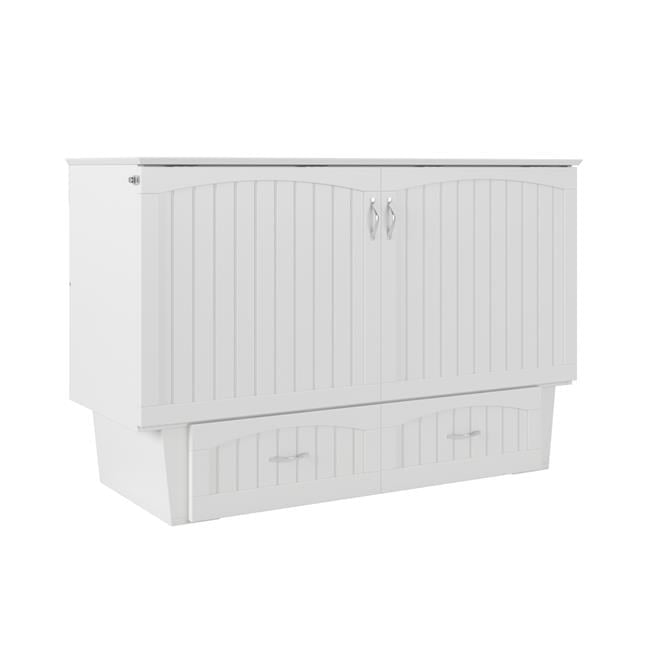 Nantucket Queen Murphy Bed Chest with Storage Drawer