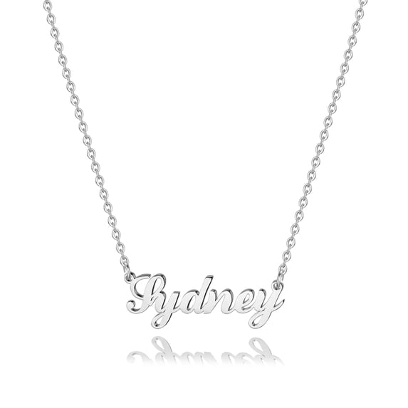 Sydney Name Necklace, Personalized Name Pendant Necklace, Dainty Nevaeh Necklace Chain Jewelry Gifts for Women