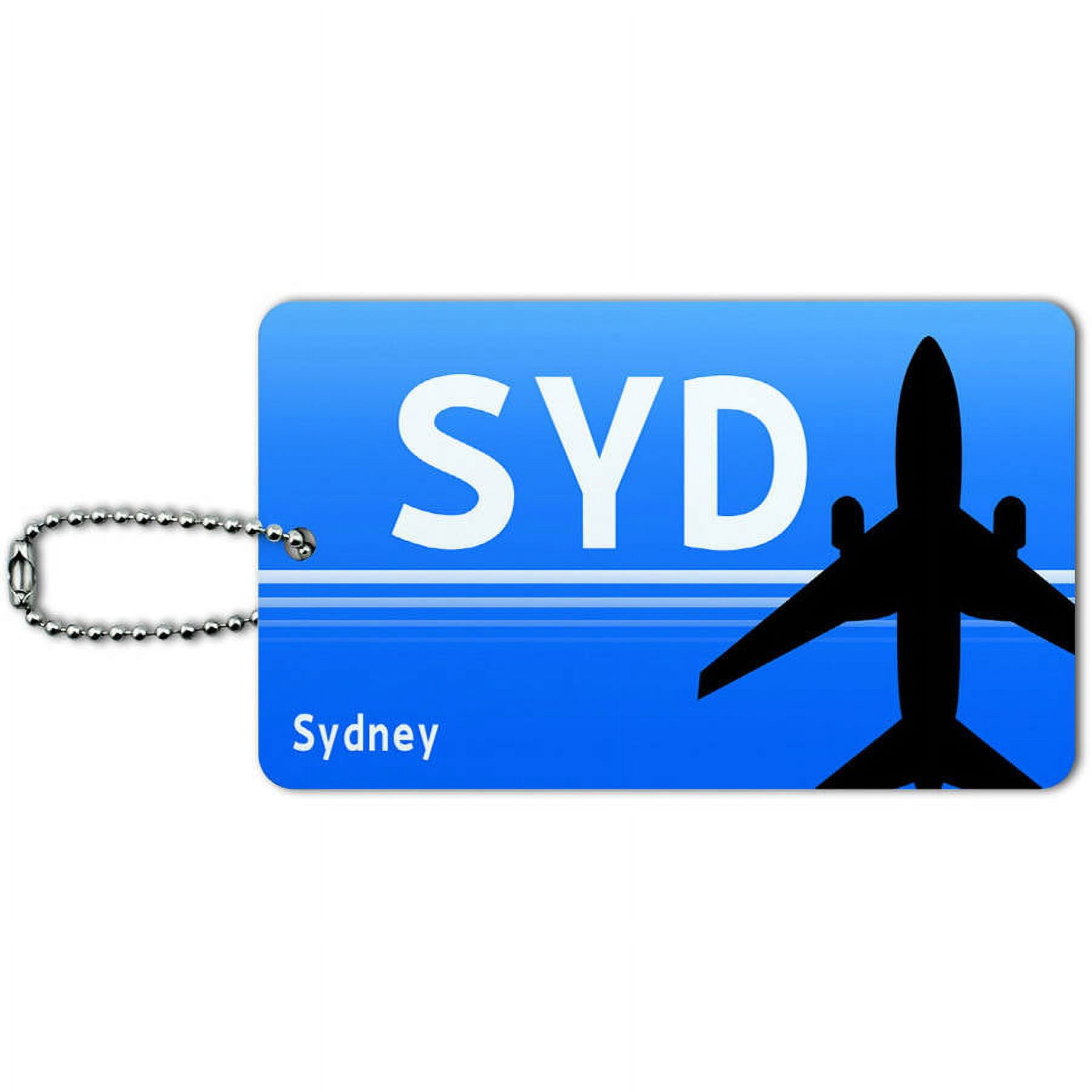 Sydney New South Wales Australia (SYD) Airport Code ID Tag Luggage Card