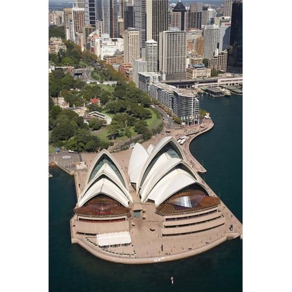 Sydney Opera House Botanic Gardens Sydney Australia Poster Print by David Wall - 17 x 26 in.