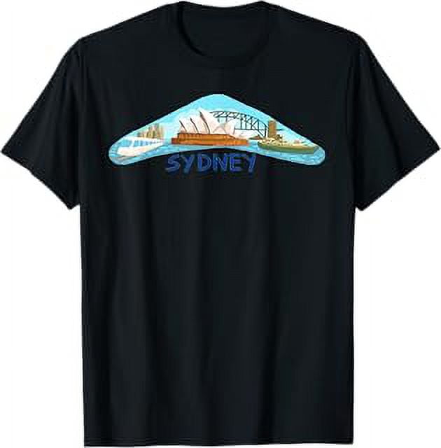 Sydney Opera House Harbour Bridge Boomerang TShirt