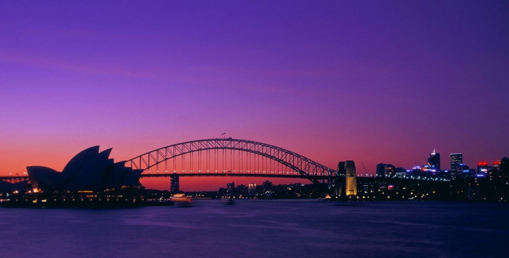 Sydney Opera House Viewed From Across Water Canvas Art - Carson Ganci Design Pics (20 x 10)
