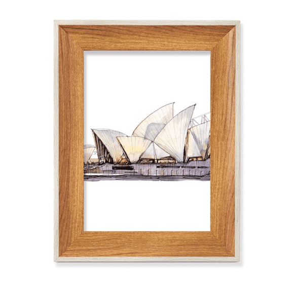 Sydney Opera House in Sydney Desktop Wooden Photo Frame Display Picture Art Painting Multiple Sets