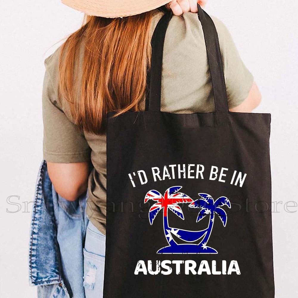 Sydney Skyline Country Arms of Australia Flag Map Canvas Tote Bag