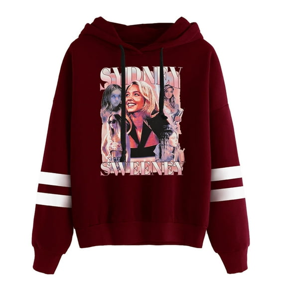 Sydney Sweeney 2025 Merch Men/Women Hooded Sweet Streetwear Hooded Long Sleeve
