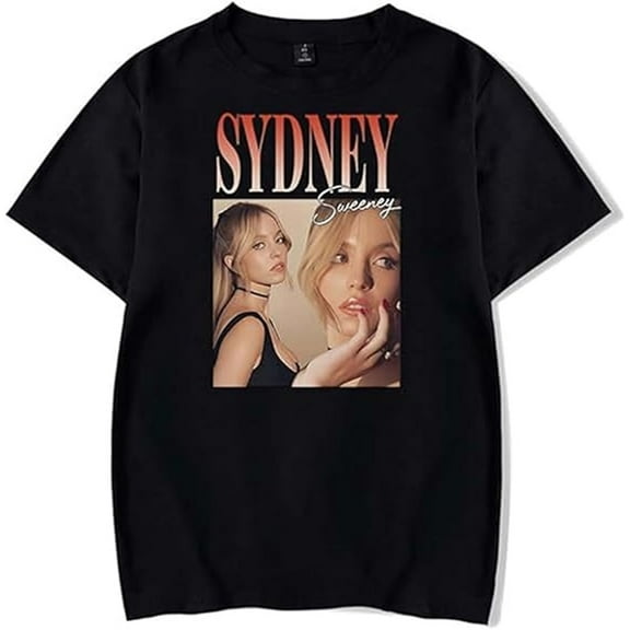 Sydney Sweeney Anyone But You Merch T-shirt Retro Trend Short Sleeve Unisex Casual Wear