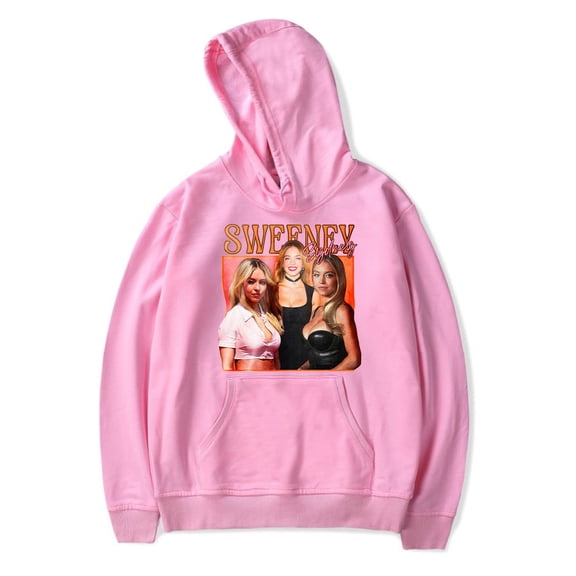 Sydney Sweeney Hoodies Merch Women Men Long sleeve Fashion Casual Hooded Sweatshirts