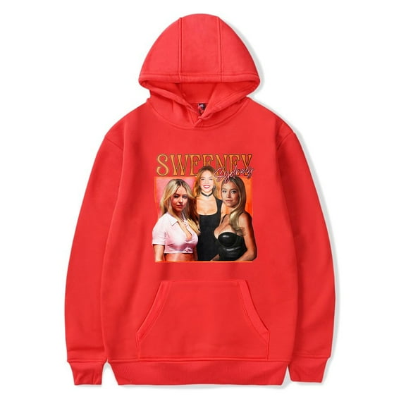 Sydney Sweeney Hoodies Merch Women Men Long sleeve Fashion Casual Hooded Sweatshirts