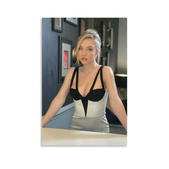 Sydney Sweeney Hot Girl Sexy Poster (15) Canvas Poster Wall Art Picture Prints Hanging Photo Gift Decor Home Posters Artworks 16x24inch(40x60cm)