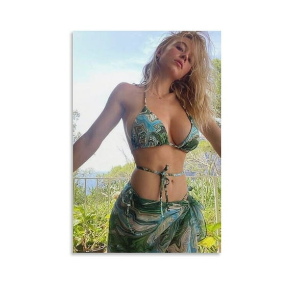 Sydney Sweeney Hot Girl Sexy Poster (22) Posters Wall Art Painting Canvas Gift Living Room Prints Bedroom Decor Poster Artworks 24x36inch(60x90cm)