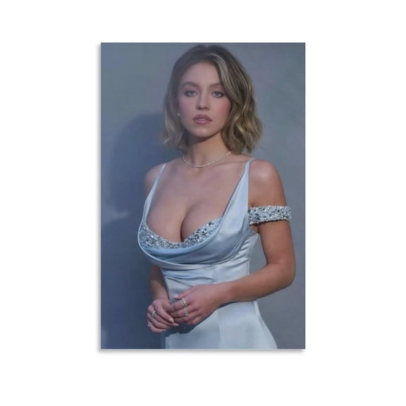 Sydney Sweeney Hot Girl Sexy Poster (82) Artworks Picture Print Poster Wall Art Painting Canvas Gift Decor Home Posters Decorative 12x18inch(30x45cm)