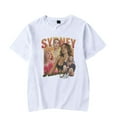 thumbnail image 1 of Sydney Sweeney Merch 2025 T-Shirts Women Clothes Trend Casual Short Sleeve Top, 1 of 3