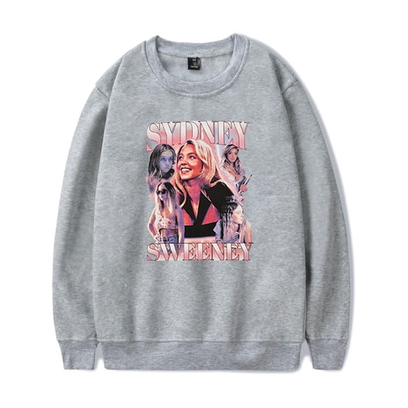 Sydney Sweeney Sweatshirt Hip Hop Crewneck Women Men Vintage Clothes Fashion Pullover