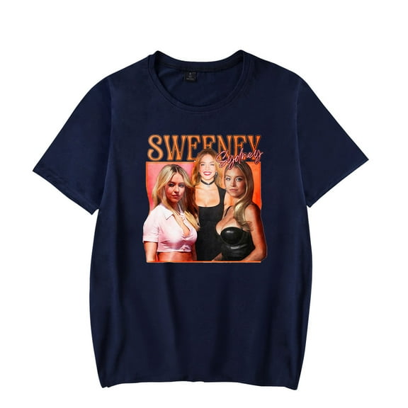 Sydney Sweeney T-Shirts Merch Women Clothes Trend Casual Short Sleeve Top