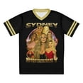 thumbnail image 1 of Sydney Sweeney Vintage Collage Merch V-Neck Loose T-shirt 2025 Short-Sleeved Fashion Y2K Casual Unisex Summer Football Sport Tee, 1 of 7
