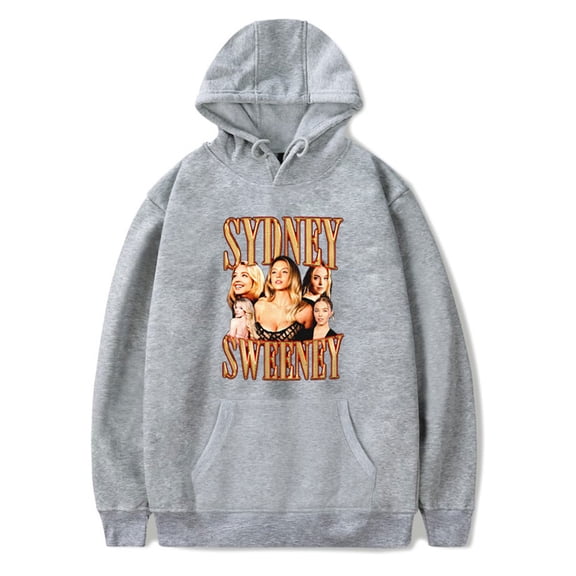 Sydney Sweeney Vintage Hoodie Unisex Sweatshirt Hip Hop Pullover Harajuku Clothes