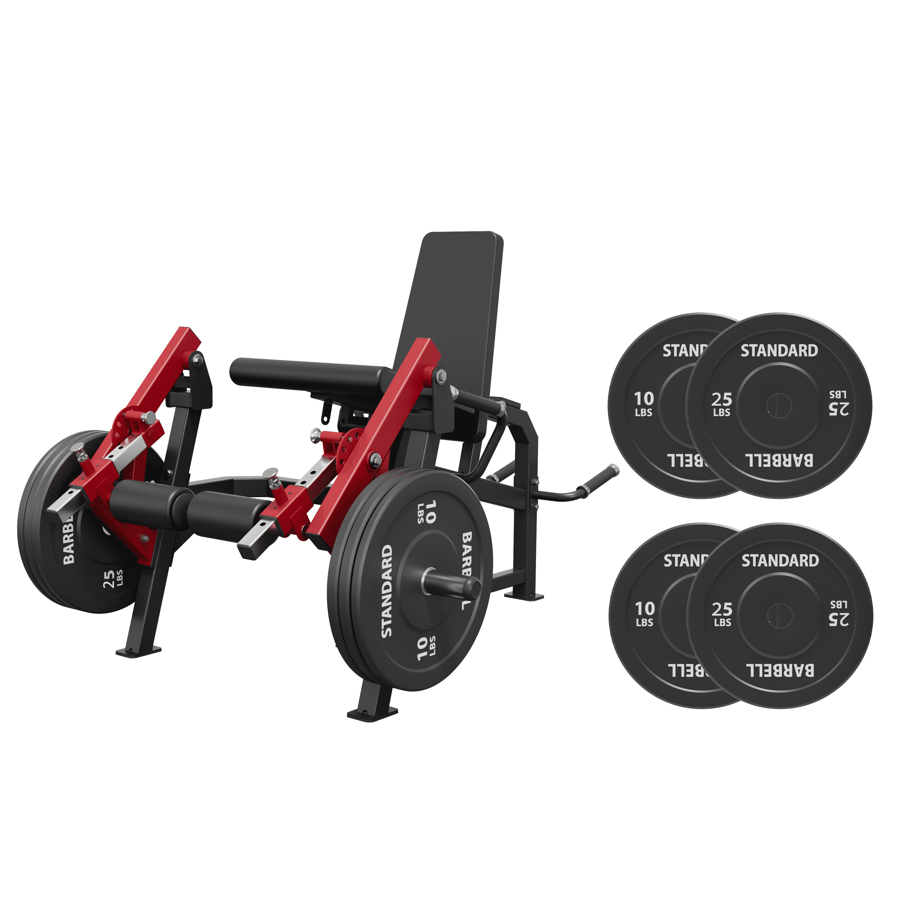 Syedee Adjustable Dual-Independent Leg Machine,  – Switchable Single/Double Leg Training · Leg Extension · Lying & Standing Leg Curl · 600 lbs Capacity · Plate-Loaded Home Gym